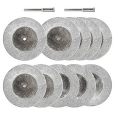 바벨롭 미니 원형 다이아 절단석 50mm 10p + 맨드렐 2p 세트, 1세트