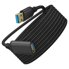 호후 USB 3.0 고속 연장케이블 연장선 넉넉링, 3m, 1개