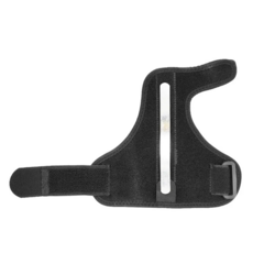 A-ZEAL 專業運動固定拇指護腕 可拆卸鋼板設計 左手 男女適用 舒適透氣, 黑色, 1個