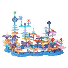 Kes.B TeunTeun Creaedu 神秘海洋世界積木 136p, 1套, 混合色