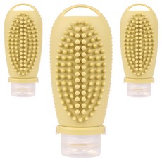 아이앤지마켓 파스텔 다용도 용기 10ml, 3개, 옐로우