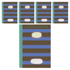 heLLo MORIS Pierre 高年級橫線筆記本, 5個, 混合顏色