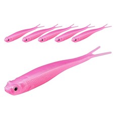 버클리 파워베이트 파워 저크쉐드 광어우럭다운샷 웜 13cm 6p, 솔리드 핑크펄, 1개, 60g