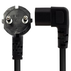 soltop L型右彎 高容量 16A PC 電源插頭 電源線 SOLTOP-2146, 1個, 2m