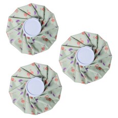 暖暖小舖防水冷熱冰敷袋 綠色紅鶴 中(22cm), 3個