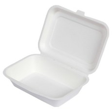 파피루스 일체형 샌드위치 크로플 포장용기 화이트 B-004, 50개, 1개입