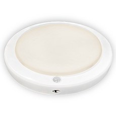 LED 스마트 원형 센서등 15W, 화이트 + 주백색, 1개