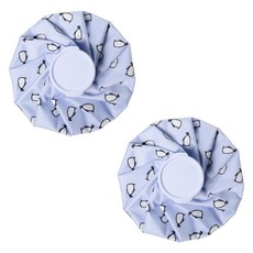 Pogeun Sangjeom 防水冷熱冰敷袋 藍色企鵝 中, 2個