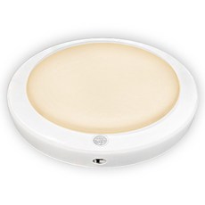 LED 스마트 원형 센서등 15W, 화이트 + 전구색, 1개 화이트 + 전구색, 1개