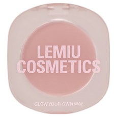 lemiu 眼頰兩用修容餅, 1顆, 01 Ballet Core Pink