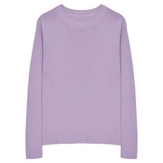 꼼빠니아 여성용 라운드 골지 풀오버 니트 CADS2-WSL020