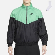 Nike 男款 Windrunner 連帽套頭外套 DQ4911-324 + Welldone 襪子組