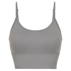 휠라 여성용 액티브 심리스 미들기장 스트랩 브라탑 FI4ITG1044F