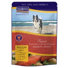피쉬포독 강아지 연어 어덜트 사료, 1kg, 1개