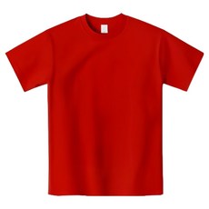 085基本款 17支 短袖T恤 MDBT045TS, 紅色