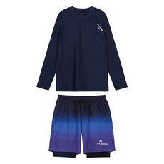 ST.HOLIDAY 防曬上衣 + Twin One 海灘褲 泳裝上下套裝 C245-42