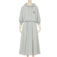 샐리 레터링 후드 밴딩 스커트 세트 I5A-ISE001