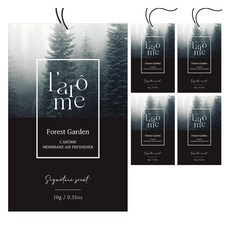 THE HERB SHOP La Home 經典紙質芳香劑 正裝 森林花園, 5個, 10g