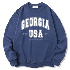 ILLUSO 男女通用 GEORGIA USA 柔軟特級雙面棉大學T