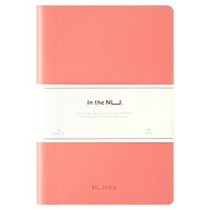 NUSIGN 迷你PU皮革萬年日誌, 1個, 鮭魚粉