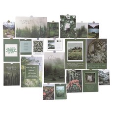 INART 牆面裝飾感性照片明信片20種組合, 交響曲, 1套