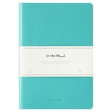 NUSIGN 迷你PU皮革萬年日誌, 1個, 海洋藍