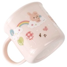 스케이터 전자레인지 항균 미니 머그컵 200ml KE4AAG, 토끼정원, 1개