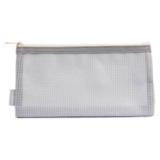 델리 메쉬 필통 A6, 1개, 그레이