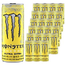 몬스터에너지 울트라 시트라, 355ml, 24개
