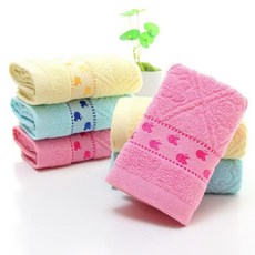 원이네 애플 미용 세면 타월 100g 면사 6종 세트, 혼합색상, 1세트