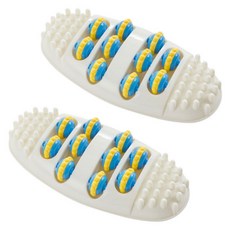 足部按摩滾輪型, 2個, 白色