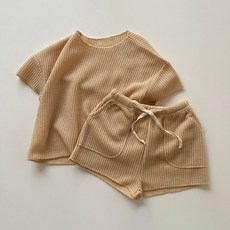 PEEKABOO 嬰幼兒哈奇針織寶寶上下套裝