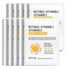 APLB A醇 維他命C 維他命E 面膜, 1個, 10入