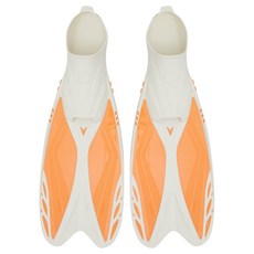 아레나 오리발 양발착용 롱핀 A5AC1AF01, ORANGE