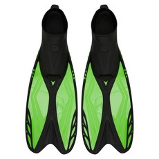 아레나 오리발 양발착용 롱핀 A5AC1AF01, LIME