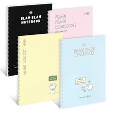 ICONIC 戰勝 線圈橫線筆記本 4件組, 1套, 混合色