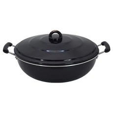 大型油炸用基本款炸鍋+鍋蓋組, 1套, 36cm