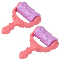 Kes.B 自然沙星朋友們 造型滾輪, 2個, 混合顏色