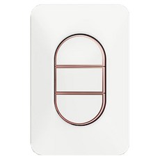 CLICKTAP LUNA 3聯嵌入式1路開關 玫瑰金, 1個