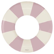 Libear 條紋圓環泳圈, 淺粉色, 1個