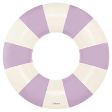 Libear 條紋圓環泳圈, 薰衣草紫, 1個