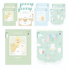 PENPIA 1000 小學15格書寫裝訂筆記本, 10個, 隨機出貨