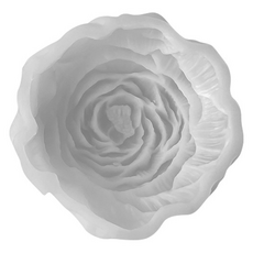 Fix9 矽膠樹脂模具 樹脂模具 大號 牡丹花 J-0673, 單一顏色