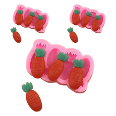 Fix9 矽膠樹脂藝術樹脂模具 8652 3入, 粉紅色