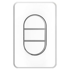 CLICKTAP PLANO 3開 嵌入式 單切開關 銀色, 1個