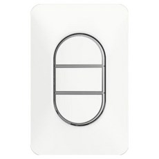 CLICKTAP LUNA 3開 嵌入式 單切開關 銀色, 1個