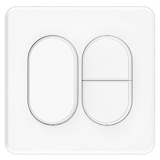 CLICKTAP PLANO 嵌入式三聯單切開關 白色, 1個