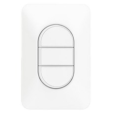 CLICKTAP LUNA 3位嵌入式單切開關 白色, 1個