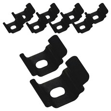 The One Home Deco 窗簾軌道調節卡扣 小5入 + 大5入組, 黑色, 1套