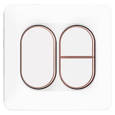 CLICKTAP LUNA 3聯 埋入式 單切開關 玫瑰金, 1個